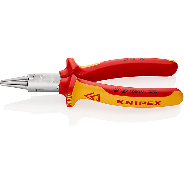 KNIPEX Rundzange verchromt, 160mm 22 06 160
