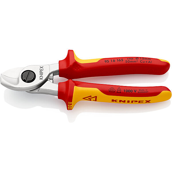 KNIPEX Kabelschere isoliert, 165mm 95 16 165