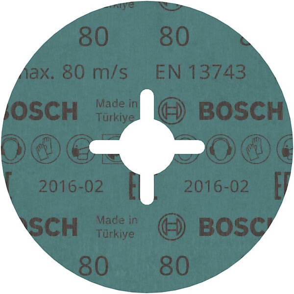 Bosch Elektrowerkzeuge PRO R574 Fiberscheibe, 115 mm, G80 2608606728