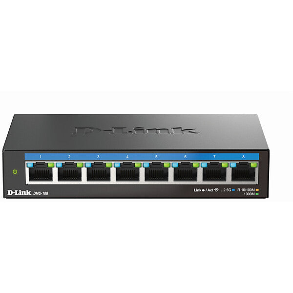 D-Link 8-Port Switch Multi-Gigabit DMS-108/E
