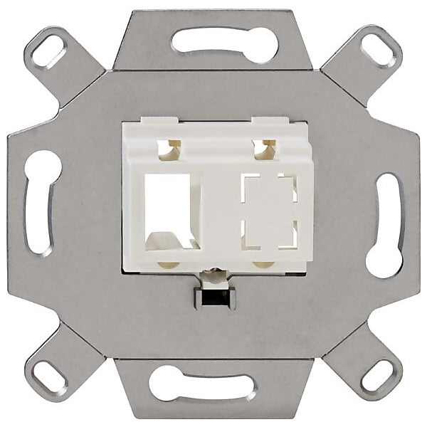 Rutenbeck Montageadapter 2-fach, reinweiß SC/LC-D-MA Up rw