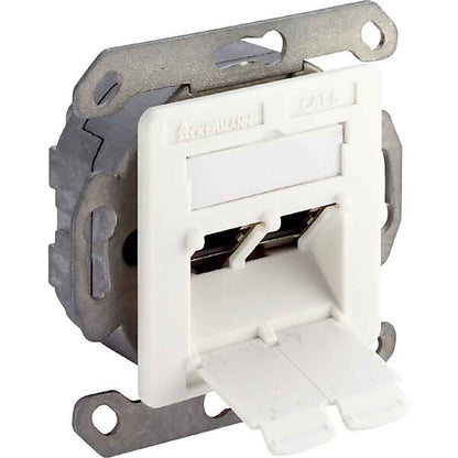 Leviton LSA Dose, 1-fach mit Zentralplatte WAEG6V 8 EKR/EK 9010