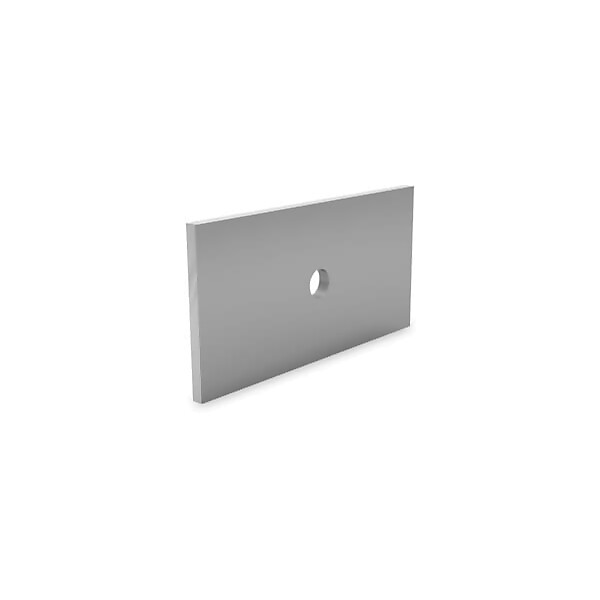 K2 Systems Unterlegblech Alu,100x50x4mm 1000789