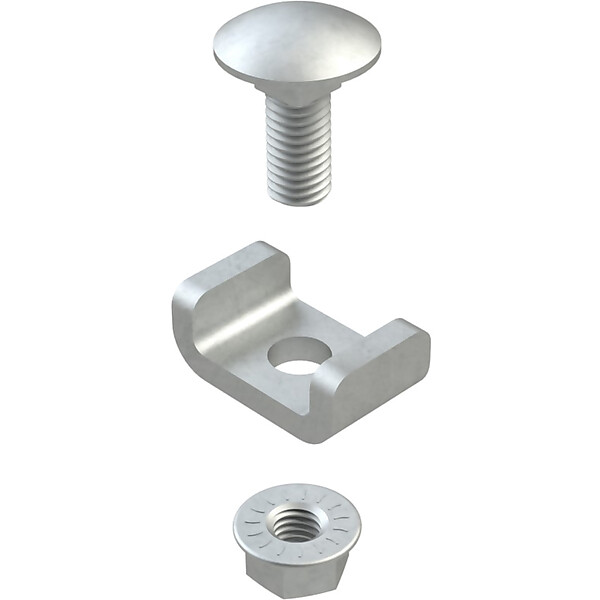 Niedax Gitterrinnenverbinder 6mm, Stahl MTSCO 6 V
