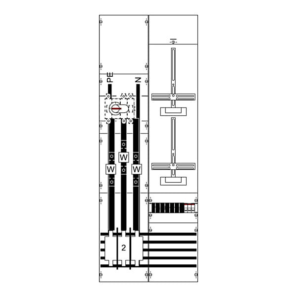 STRIEBEL & JOHN Mess-u.Wandlerfeld komplett H5/B2 KA4202