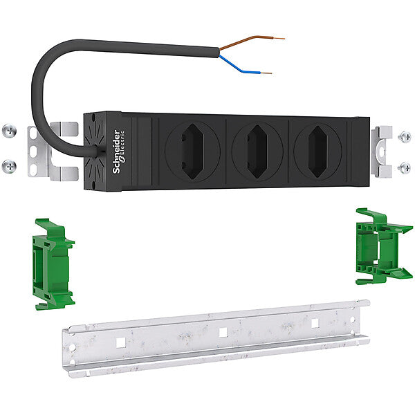 ABN Steckdose 3-fach 0-90° drehbar ABNPE303P02