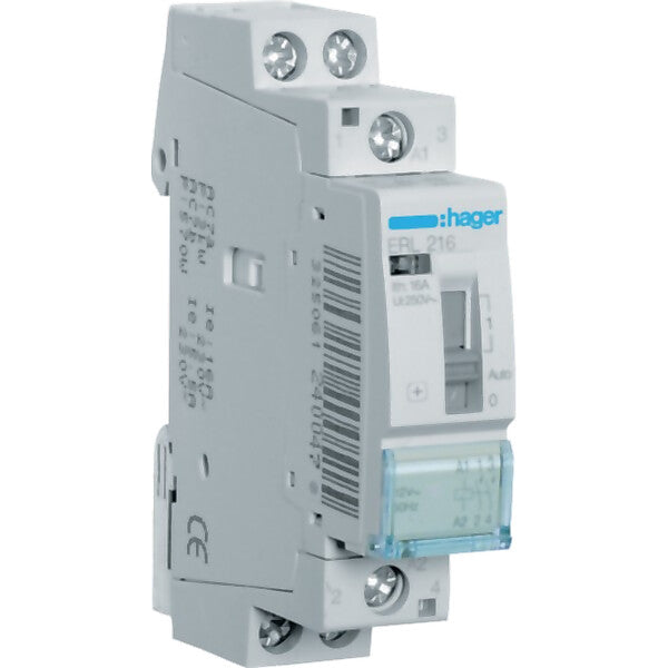 Hager Installationsrelais 16A 2S 8/12V ERL216