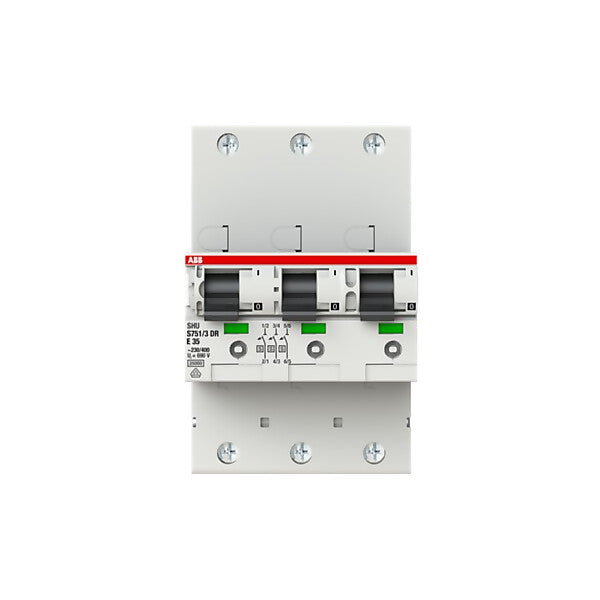 ABB Haupleitungsschutzschalter 35A E 25kA 3x1P S751/3DR-E35