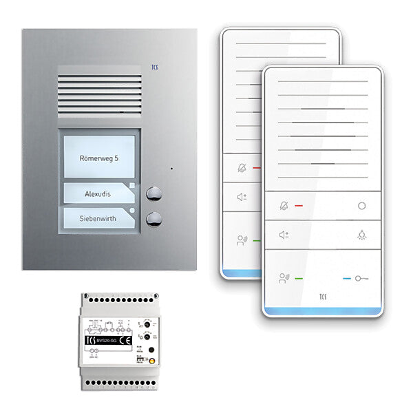 TCS audio:pack Unterputz f.2WE m. Außenstation PUK PAUF021/001