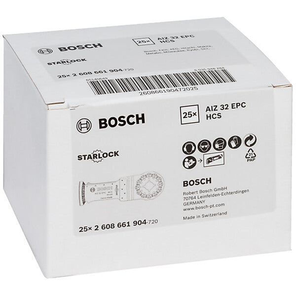 Bosch Elektrowerkzeuge HCS Tauchsägeblatt AIZ 32 EPC Wood, 50 x 32 mm 2608661904