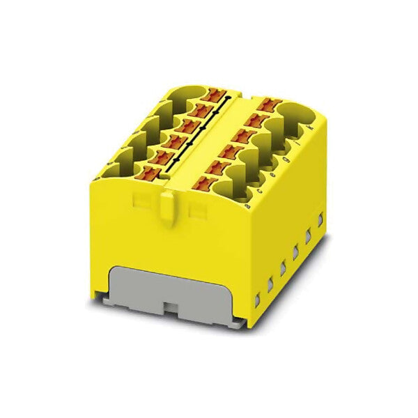 Phoenix Contact Verteilerblock 32A, 0,2-6qmm, gelb PTFIX 12X4 YE