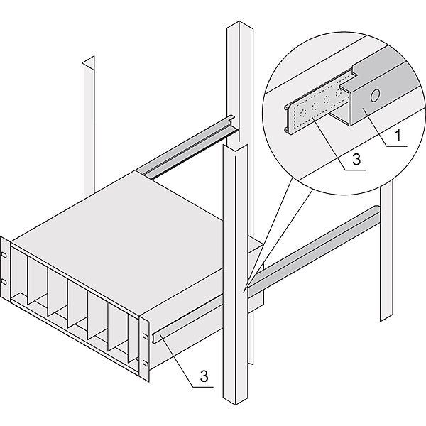 nVent X-Versteifungsprofil für europacPRO 475 T 24562458 (VE2)