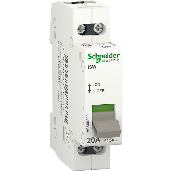Schneider Electric Lasttrennschalter 2P 20A A9S60220