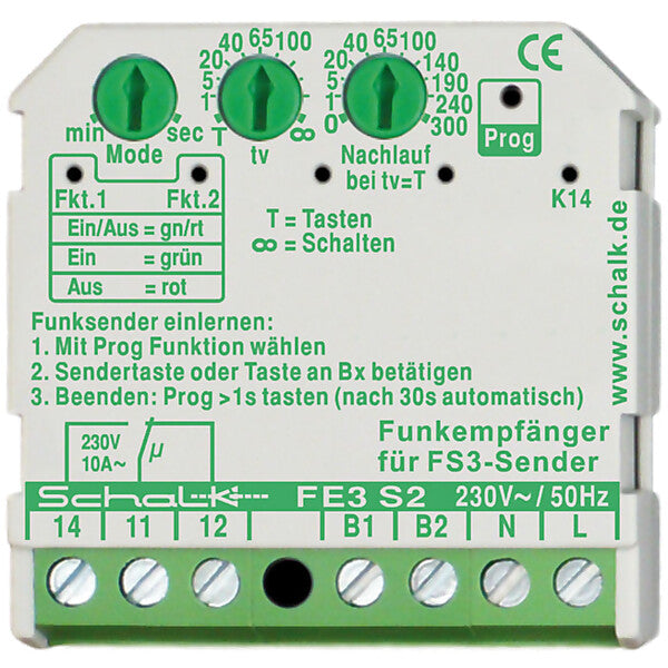 Schalk Funk-Empfängerschalter 1-Wechsler FE3 S2