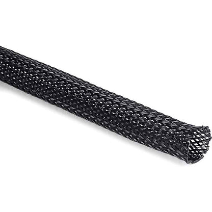HellermannTyton Polyester-Geflechtschlauch schwarz 10m HLB25 BK 10m