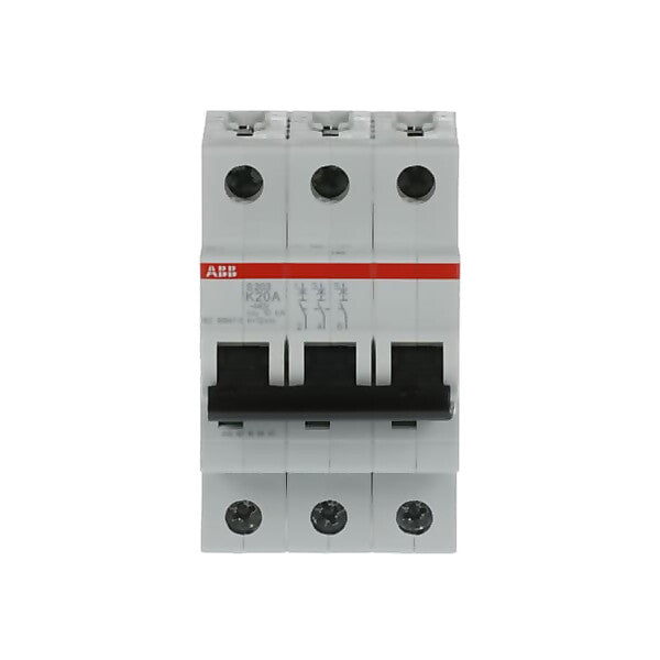 ABB Sicherungsautomat K,6kA,20A,3P S203-K20
