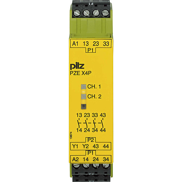 Pilz Kontakterweiterungsblock 24VDC 4n/o PZE X4P #777585
