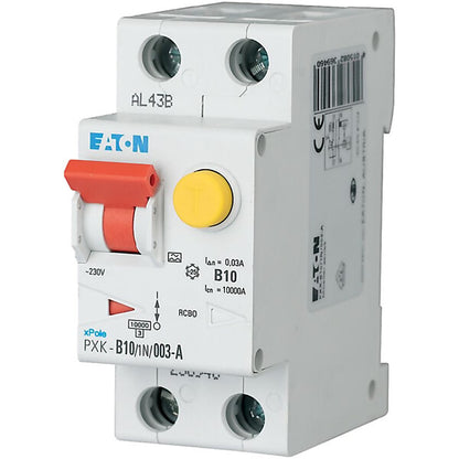 Eaton FI/LS-Kombischalter C 10A 1p+N, 30mA PXK-C10/1N/003-A