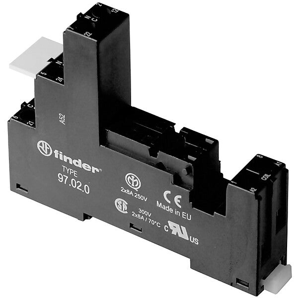 Finder Schraubfassung schwarz 97.02.0