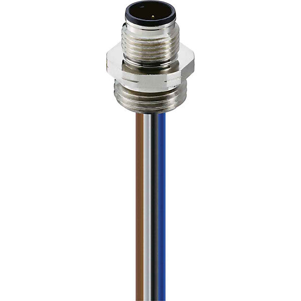 Lumberg Automation Einbaustecker M12 RSFM 4/0,5m