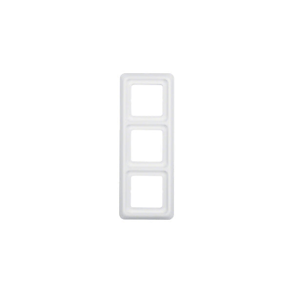 Hager/Berk Rahmen 3f.pws/gl mit Dichtung IP44 133009