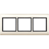 MERTEN Aquadesign 3-fach-Rahmen