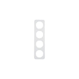 BERKER R.1 / R.3 / R.8 4-fach-Rahmen