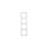 BERKER R.1 / R.3 / R.8 4-fach-Rahmen