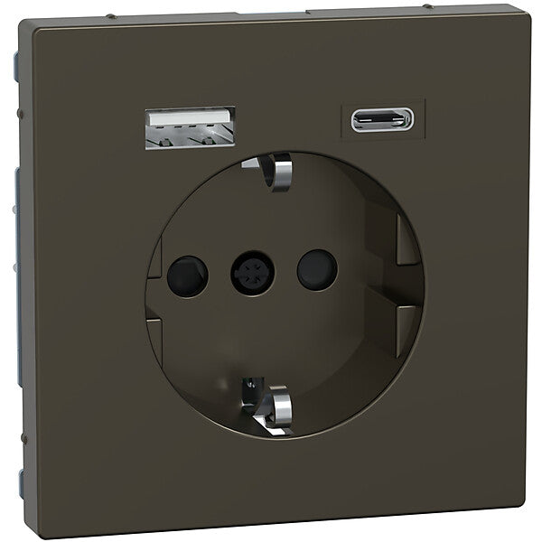Merten Schuko Steckdose mit USB Ladegerät MEG2367-6052