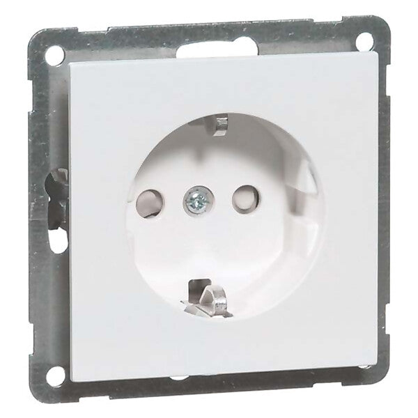 PEHA SCHUKO-Steckdose alu 16A 250V 2-pol. D 20.6511.70