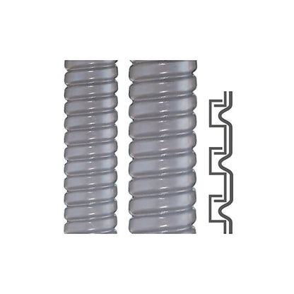 FLEXA Metallschutzschlauch flüssigkeitsdicht SPR-PVC-AS AD45 gr