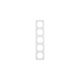 BERKER R.1 / R.3 / R.8 5-fach-Rahmen