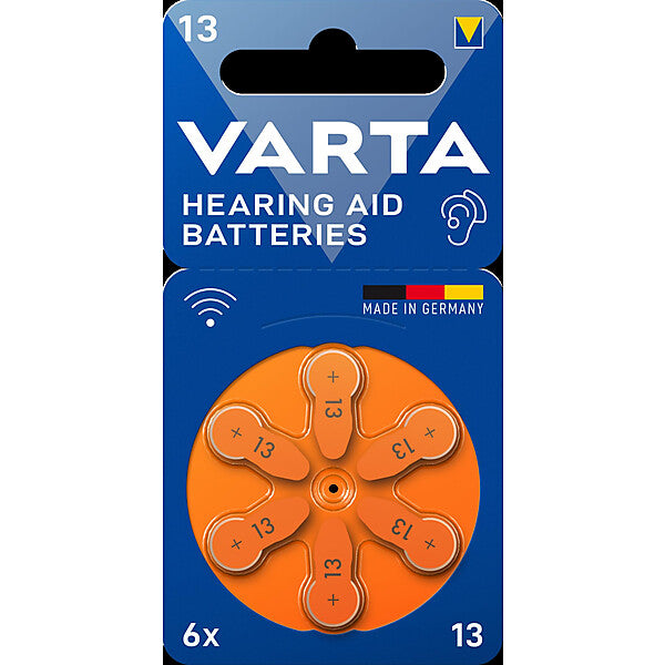 VARTA Hörgerätebatterie Batteries 13 VARTAHearAidB13 Bli6