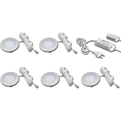 Hera 5er-Set LED-Einbauleuchte ww Tr.24/30W 61056958002