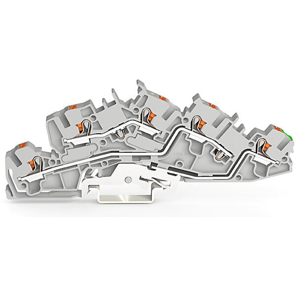 WAGO Installationsetagenklemme 4 mm² mit Drücker 2205-7645