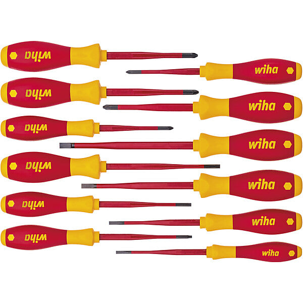 Wiha Schraubendrehersatz SoftFinish 3201SF K12 S.12tlg
