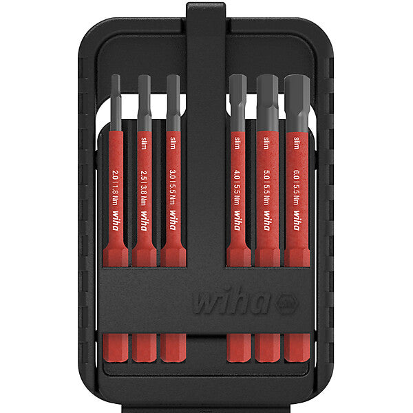 Wiha Bit-Set slimBit electric 6-tlg. i.slimBit-Box SB2831B801