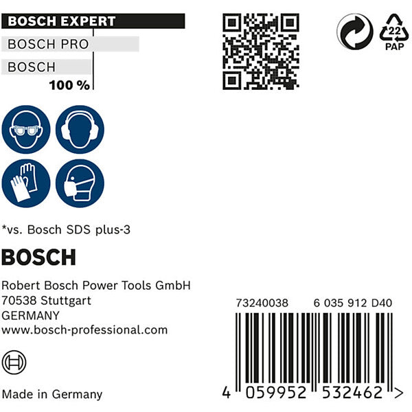 Bosch Elektrowerkzeuge EXPERT SDS plus-7X Hammerbohrer 12 x 2608900173