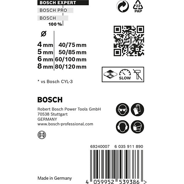 Bosch Elektrowerkzeuge EXPERT MultiConstruction CYL-9 Bohrer-Set 2608900645