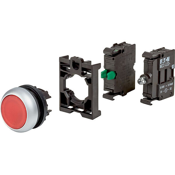 Eaton Leuchtdrucktaster Komplettgerät M22-DL-R-K10LED-BVP