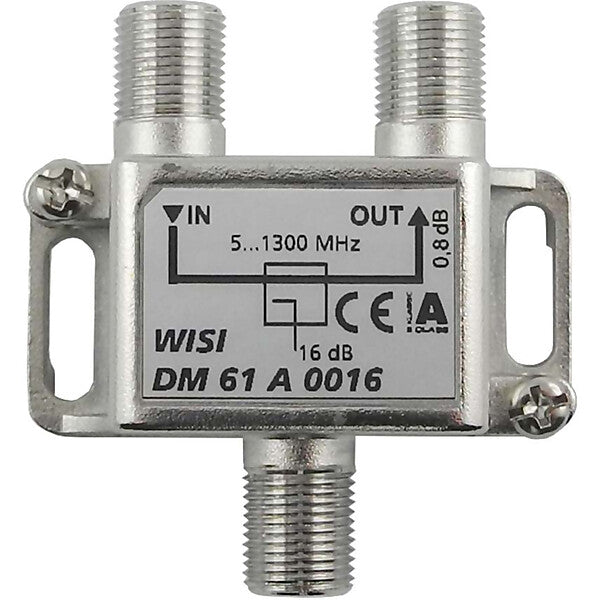 WISI Abzweiger 1f. 5-1300MHz,16dB Cl.A DM 61 A 0016