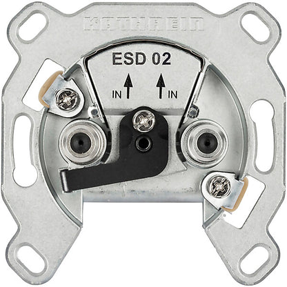 KATHREIN SAT-Steckdose 2fach ESD 02