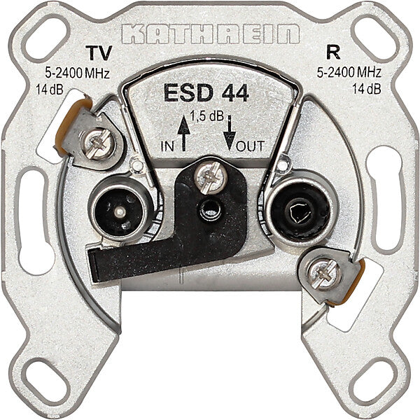 KATHREIN BK-Steckdose 2fach Durchschleifdose ESD 44