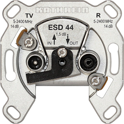 KATHREIN BK-Steckdose 2fach Durchschleifdose ESD 44