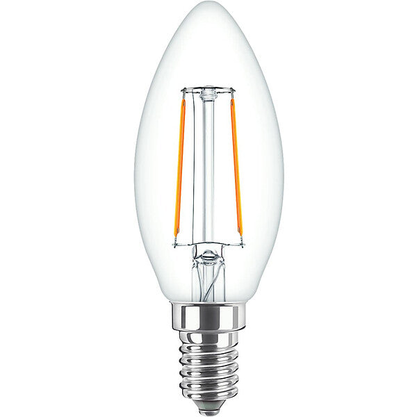 Philips LED-Kerzenlampe E14 klar Glas CorePro LED#37757800