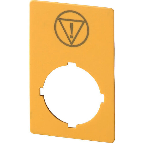 Eaton Schild, NOT-AUS, gelb 50 x 33 mm M22-XZK-ESS