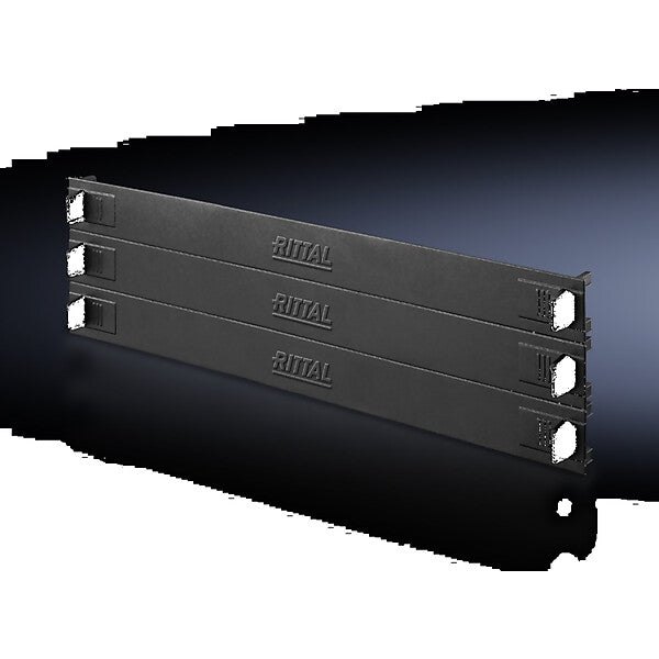Rittal Blindpanel 3HE teilbar, RAL9005 DK 7151.305(VE3)