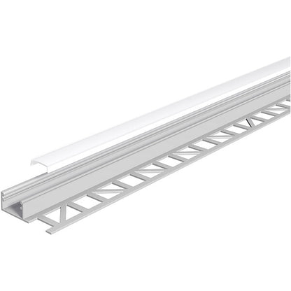 EVN-Lichttechnik Alu-Profil m. Abdeckung opal, 2m APFL1AM200