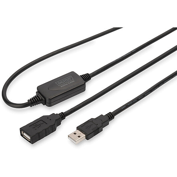 DIGITUS Verlängerungskabel USB 2.0, 10m DA-73100-1