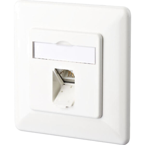 METZ CONNECT Anschlussdose C6A UP 1xRJ45,UP,rws TN EDATC6A-1UP-rws